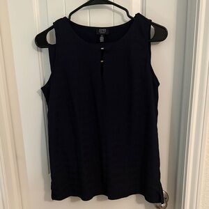 Jones New York Women's Navy Sleeveless Tank Top and pant set